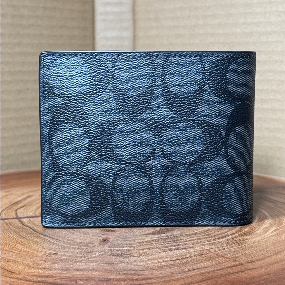 NWOT MEN’S COACH SIGNATURE 3 IN 1 WALLET - Picture 3 of 16